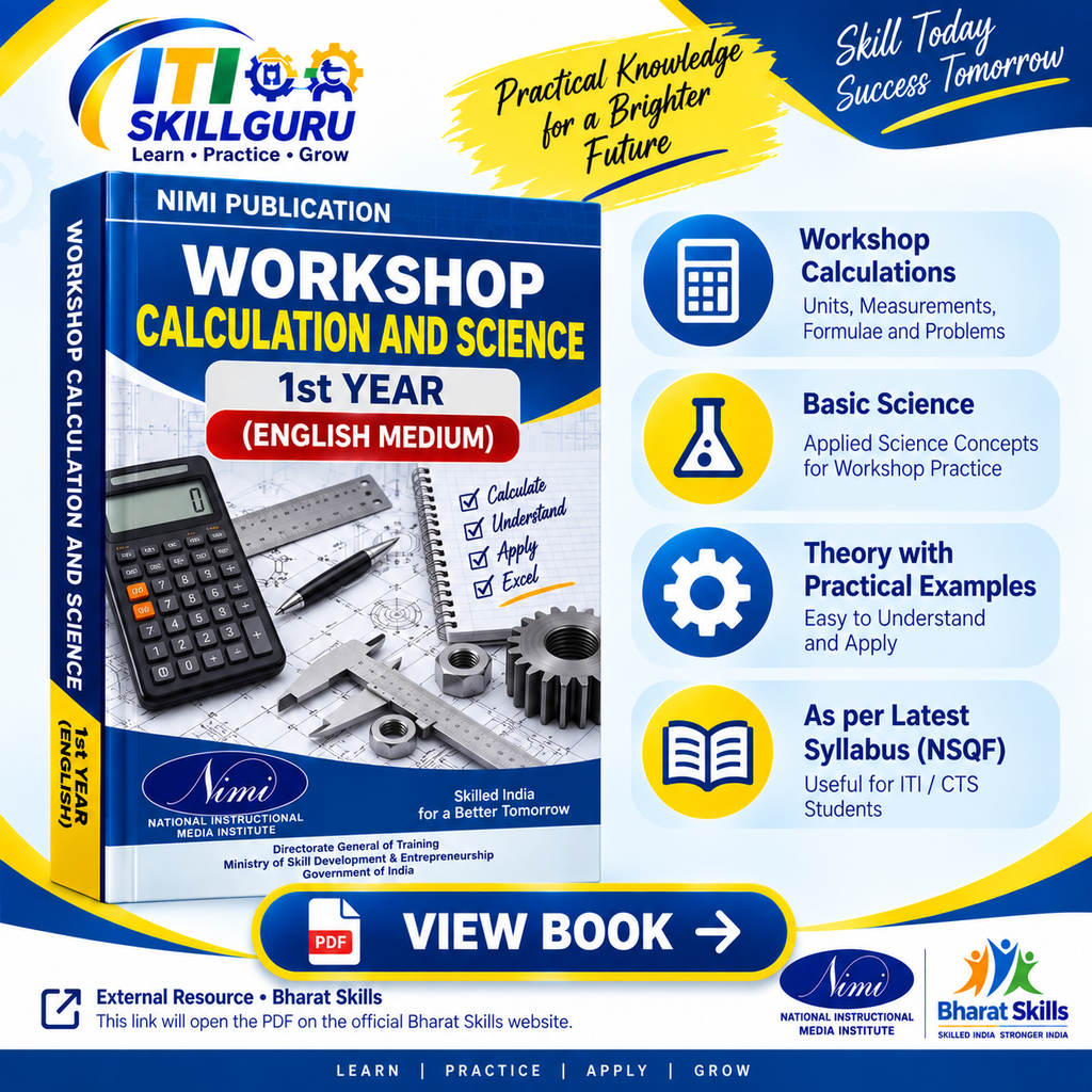 Electrician Workshop Calculation and Science English - NIMI book available on Bharat Skills
