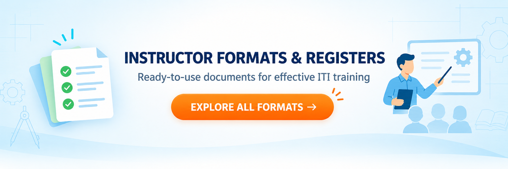 Explore ITI instructor formats, registers and teaching documents