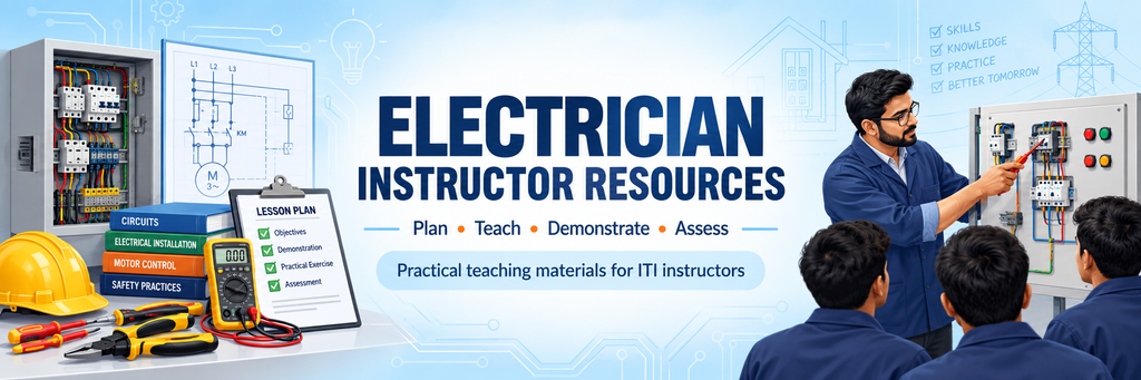 Electrician instructor resources and practical teaching materials
