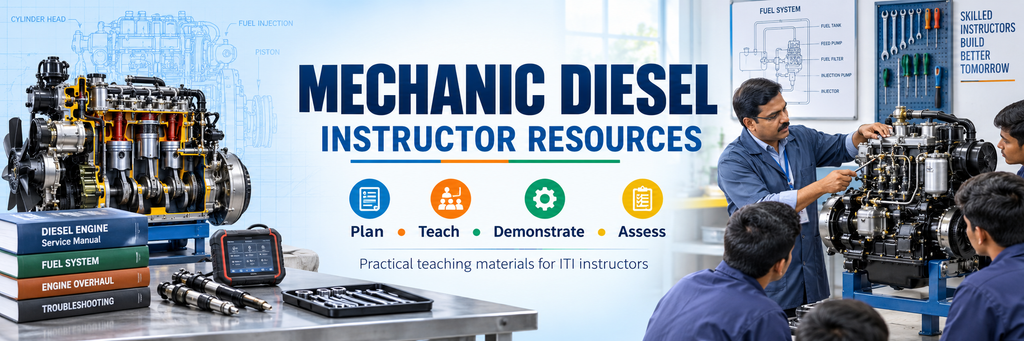 Mechanic Diesel instructor resources and practical teaching materials