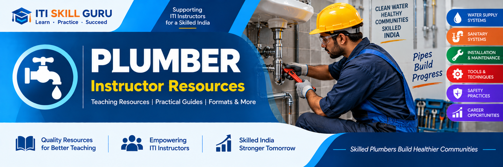 Plumber instructor resources and practical teaching materials
