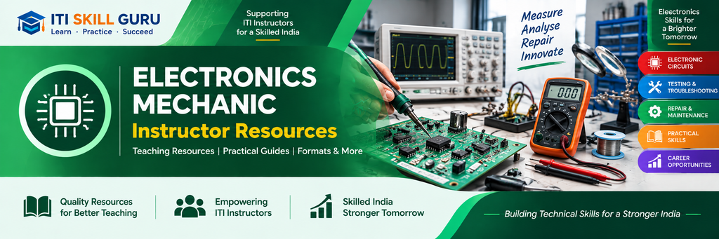 Electronics Mechanic instructor resources and practical teaching materials