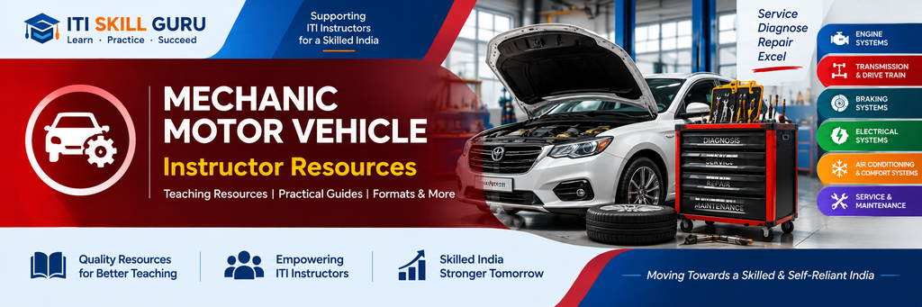 Mechanic Motor Vehicle instructor resources and practical teaching materials
