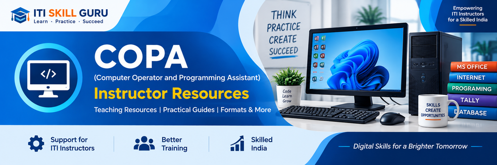 COPA Instructor Resources for ITI Instructors