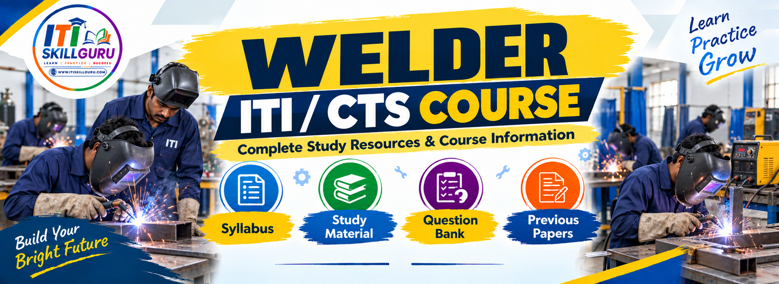 Welder ITI CTS course and welding training resources banner