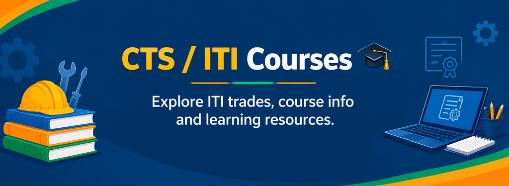 ITI courses and CTS trade learning resources